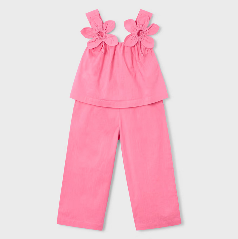 Mayoral mayoral floral tank/pants set