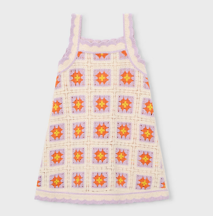 Mayoral mayoral crocheted dress