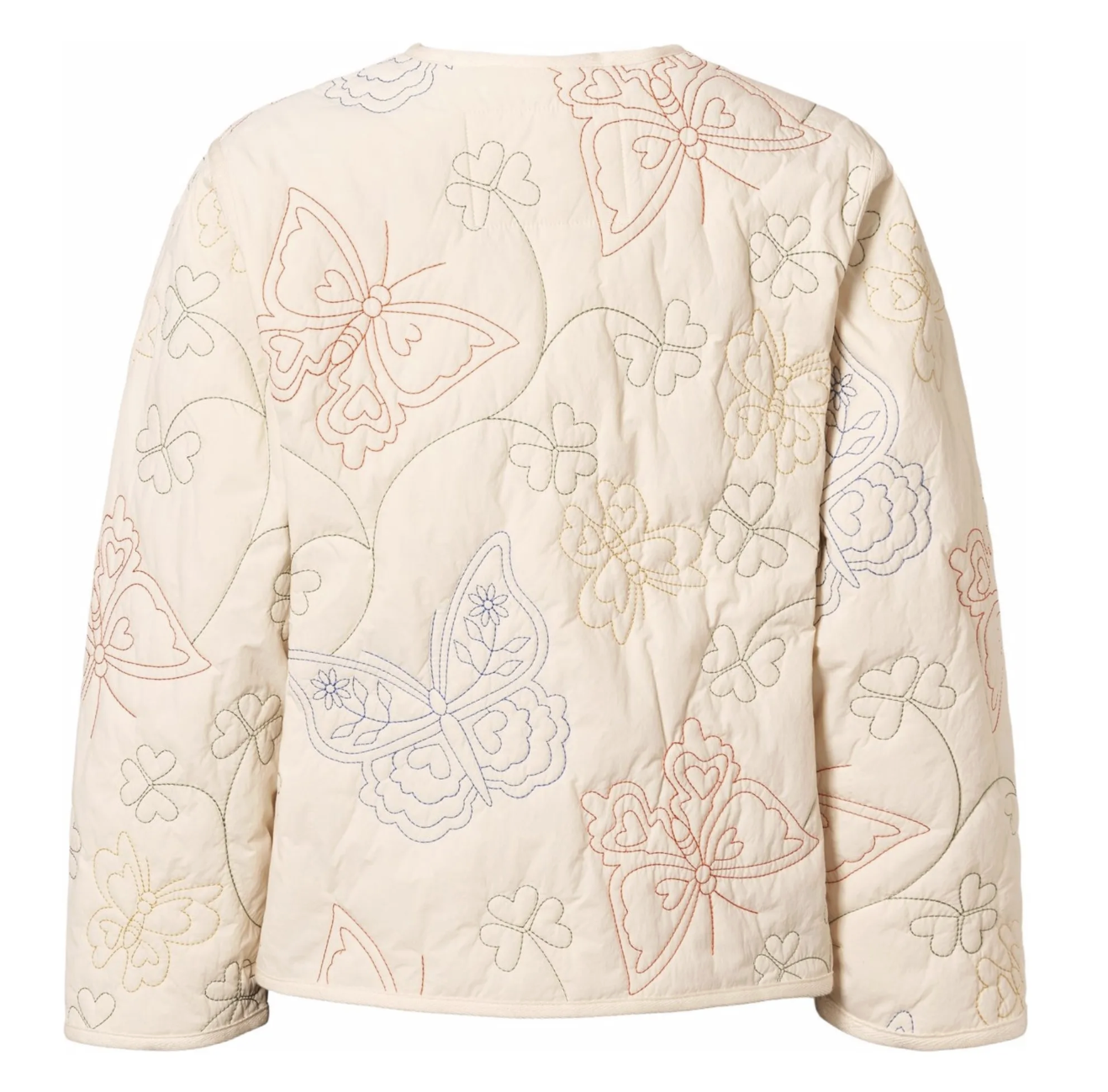 molo molo ivory quilted jacket