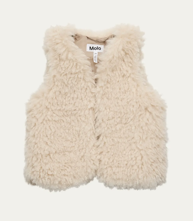 molo molo vegan fur vest