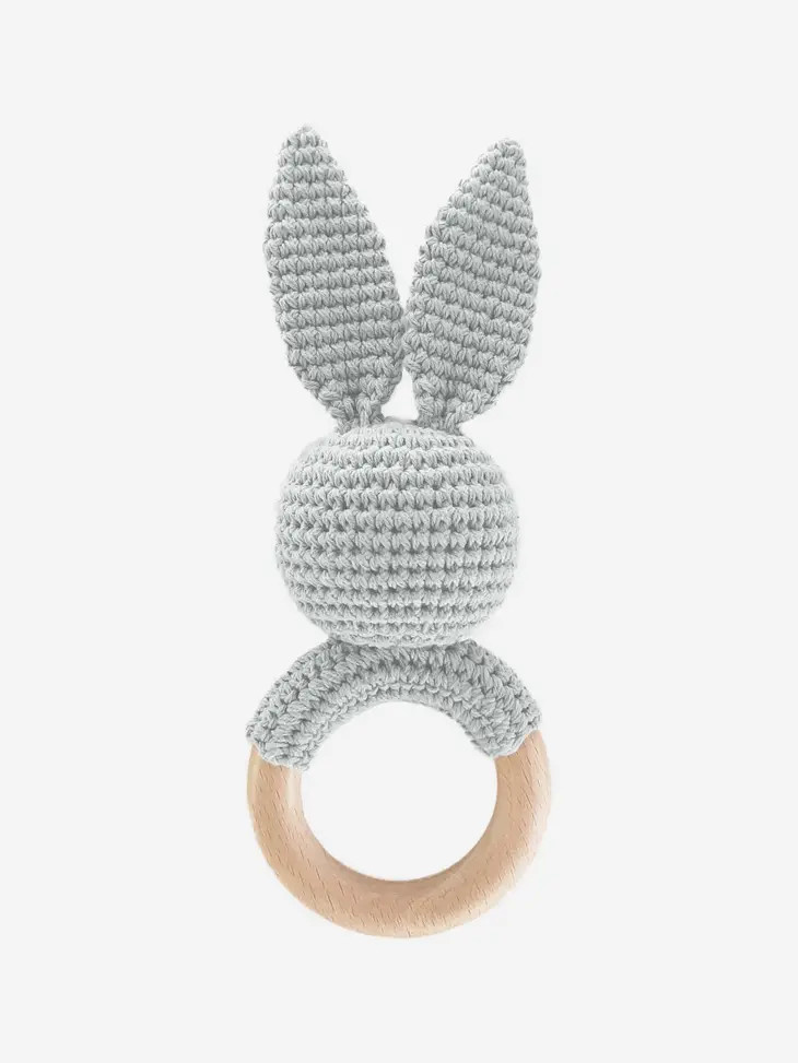 the blueberry hill crocheted teether