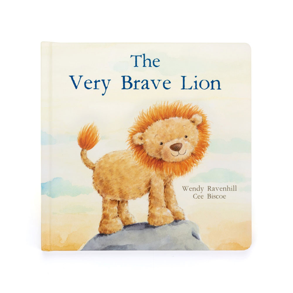 Jellycat jellycat story book - the very brave lion