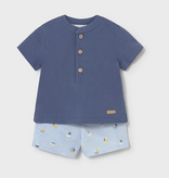 mayoral newborn mayoral nautical shorts and polo