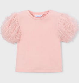 Mayoral mayoral tulle sleeve tee