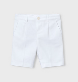 Mayoral mayoral white linen shorts