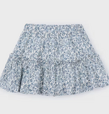 Mayoral mayoral blue floral skirt