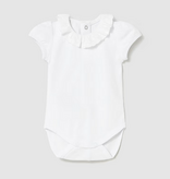 mayoral newborn mayoral white collared onesie