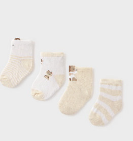 mayoral newborn mayoral wheat puppy socks