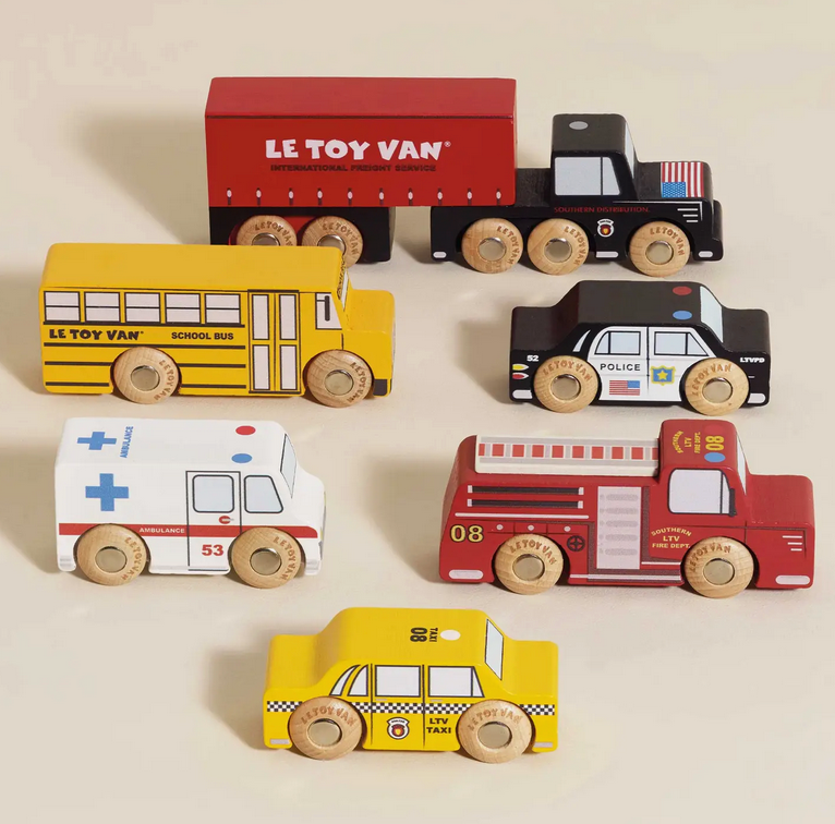le toy van wooden cars