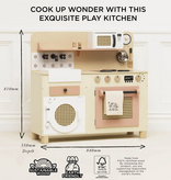 le toy van family size wooden play kitchen