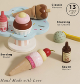 le toy van wooden ice cream stand + toppings