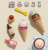 le toy van wooden ice cream stand + toppings