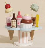 le toy van wooden ice cream stand + toppings