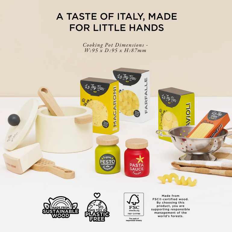 le toy van complete pasta set