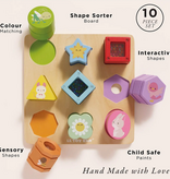 le toy van rainbow sensory shape sorter