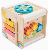 le toy van wooden activity cube