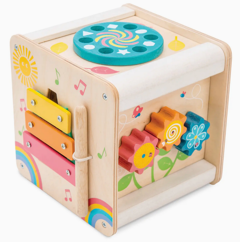 le toy van le toy van wooden activity cube