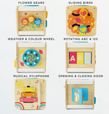 le toy van wooden activity cube