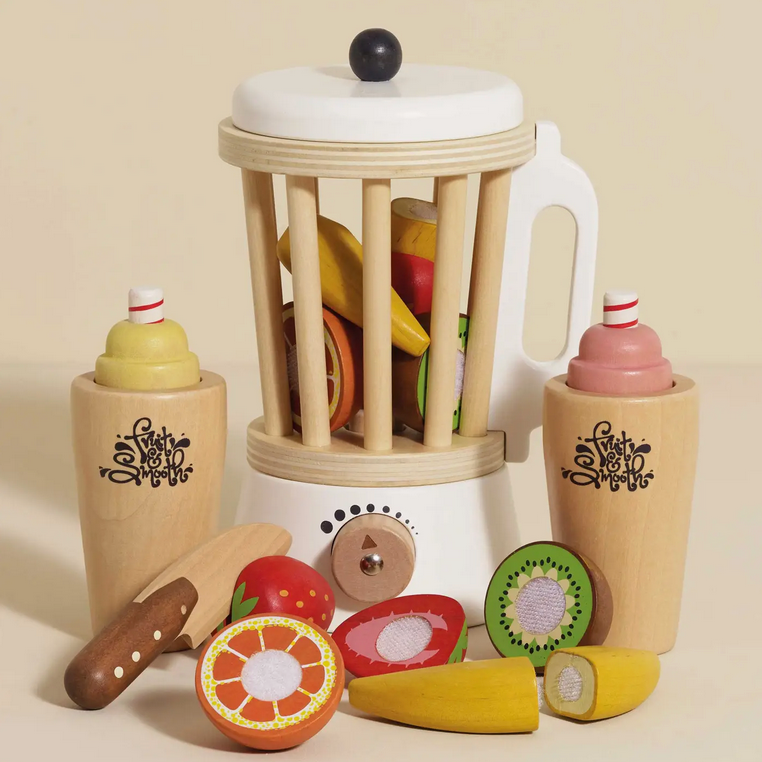 le toy van fruit + smoothie blender set