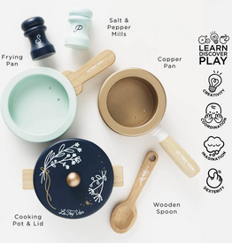 le toy van wooden pots + pans