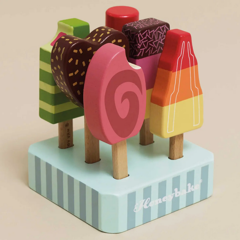 le toy van wooden popsicles