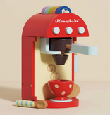 le toy van wooden coffee machine + pods