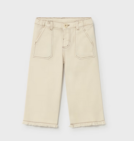 Mayoral mayoral wide leg chickpea pants