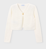Mayoral mayoral cozy ivory cardigan