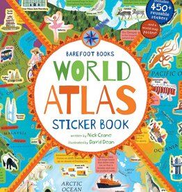 barefoot books World Atlas - sticker book