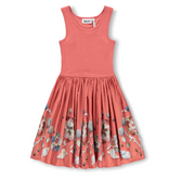 molo molo terracotta shell dress