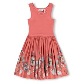 molo molo terracotta shell dress