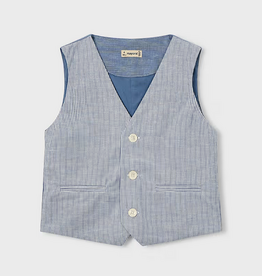 Mayoral mayoral striped linen vest