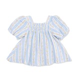 angel dear angel dear floral stripe dress