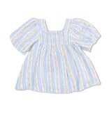 angel dear angel dear floral stripe dress