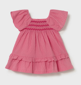 Mayoral mayoral geranium swiss dot dress