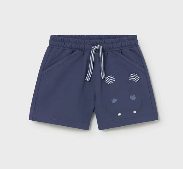 Mayoral mayoral navy hippo shorts