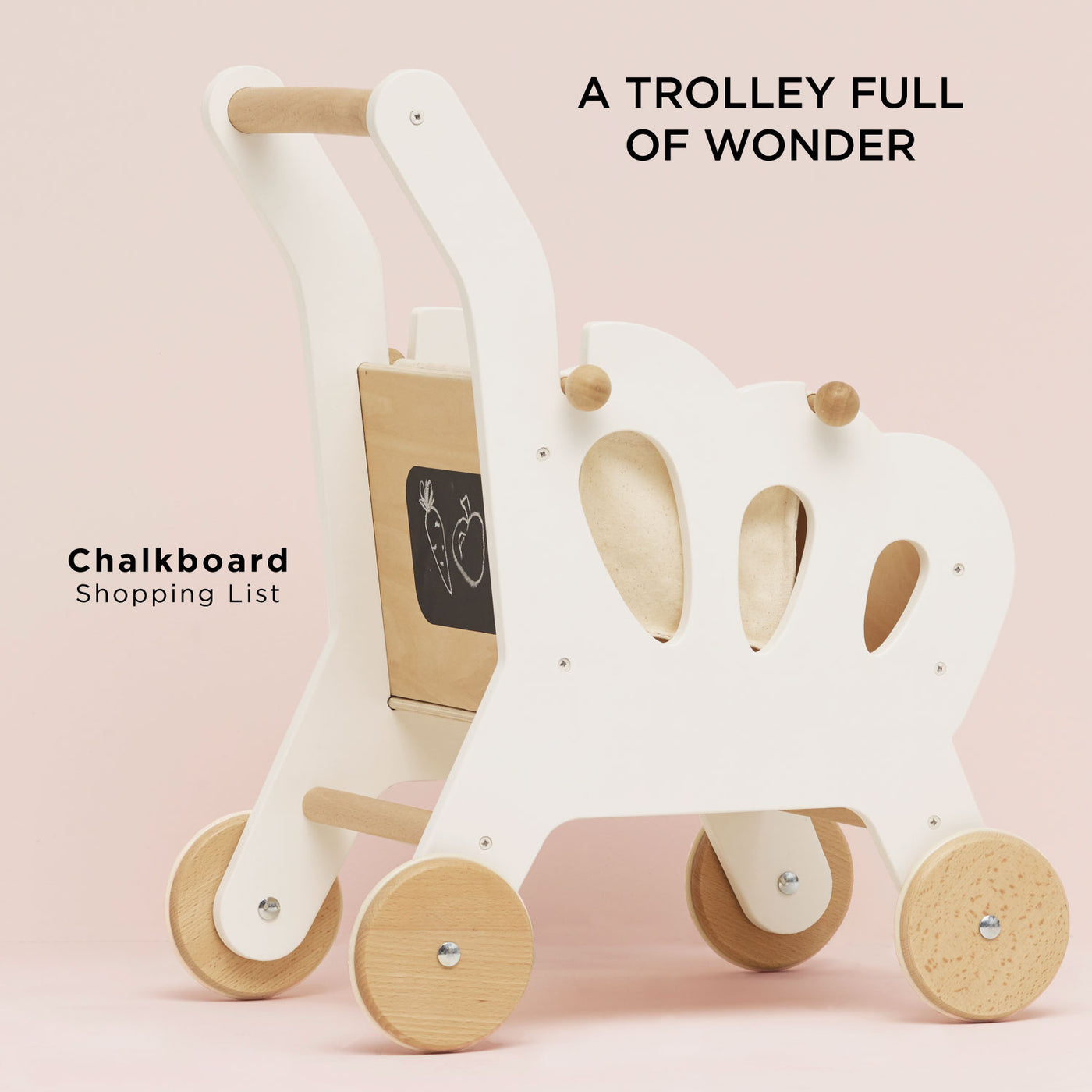 le toy van le toy van shopping grocery trolley