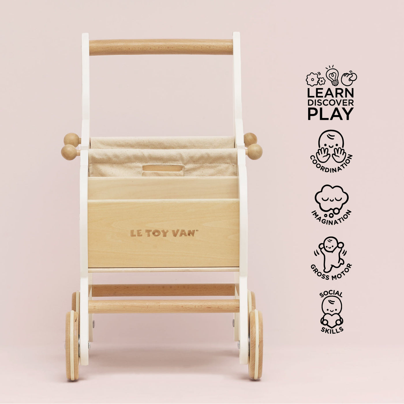 le toy van le toy van shopping grocery trolley