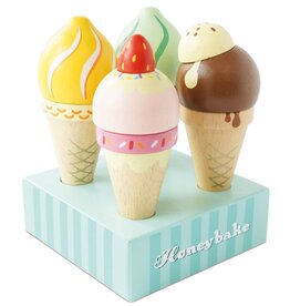 le toy van le toy van wooden ice cream cones set