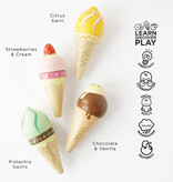 le toy van le toy van wooden ice cream cones set