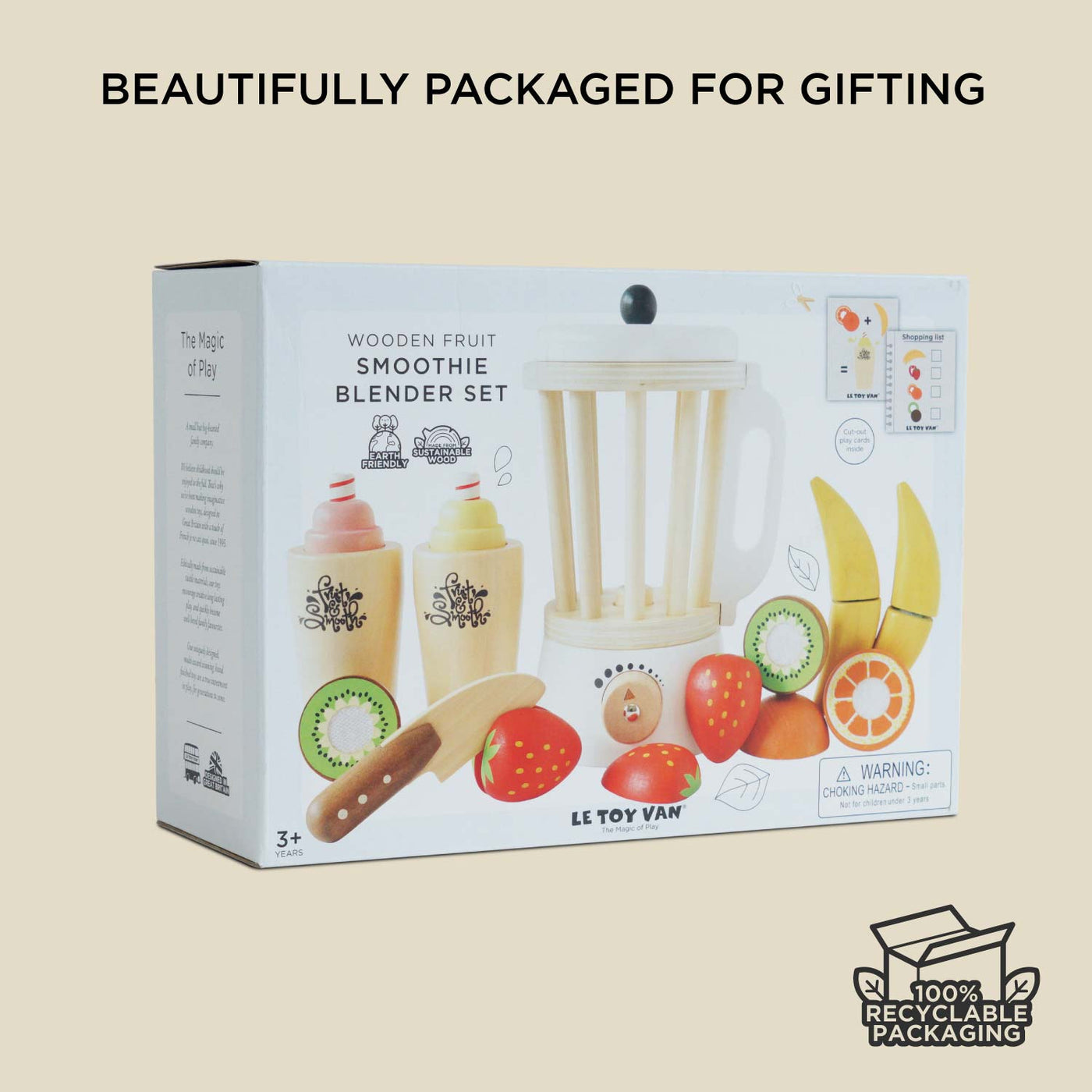 le toy van le toy van fruit + smoothie blender set