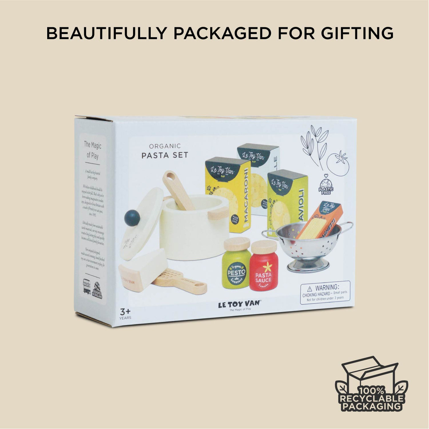le toy van le toy van complete pasta set