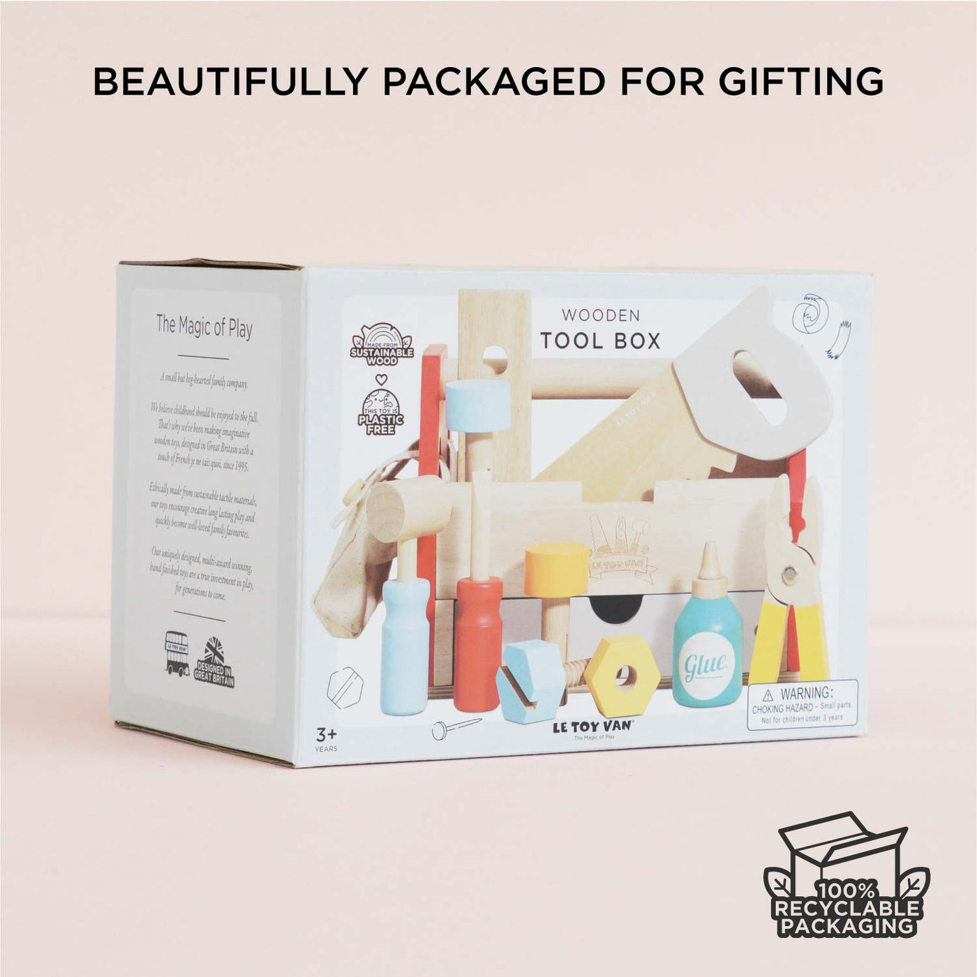 le toy van le toy van wooden tool box + tools
