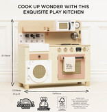 le toy van le toy van family size wooden play kitchen