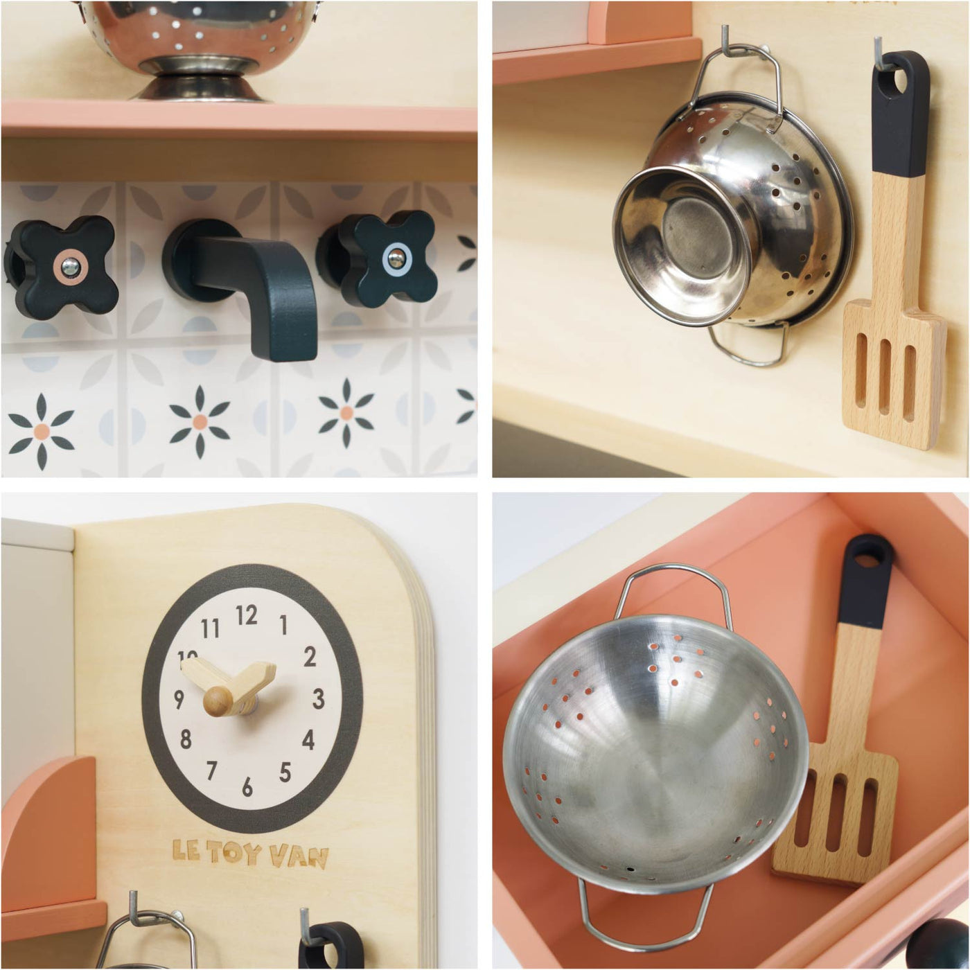 le toy van le toy van family size wooden play kitchen