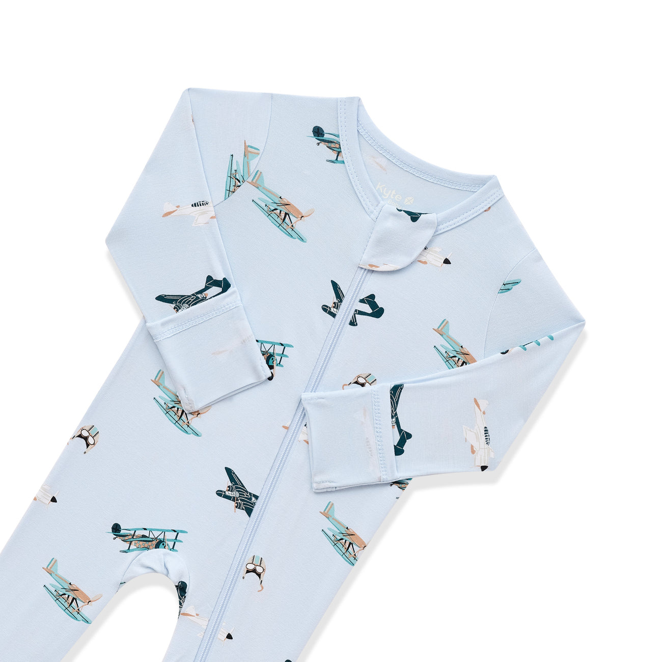 kyte baby kyte printed footie
