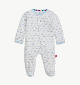 magnetic me magnetic me organic cotton footie