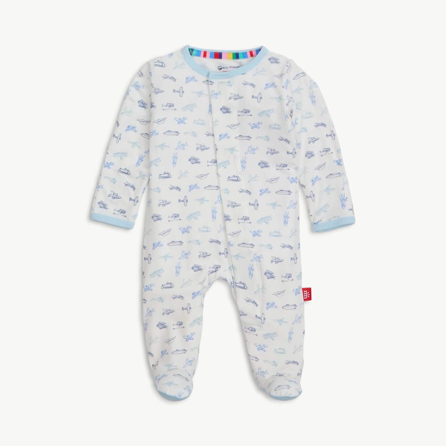 magnetic me magnetic me organic cotton footie E