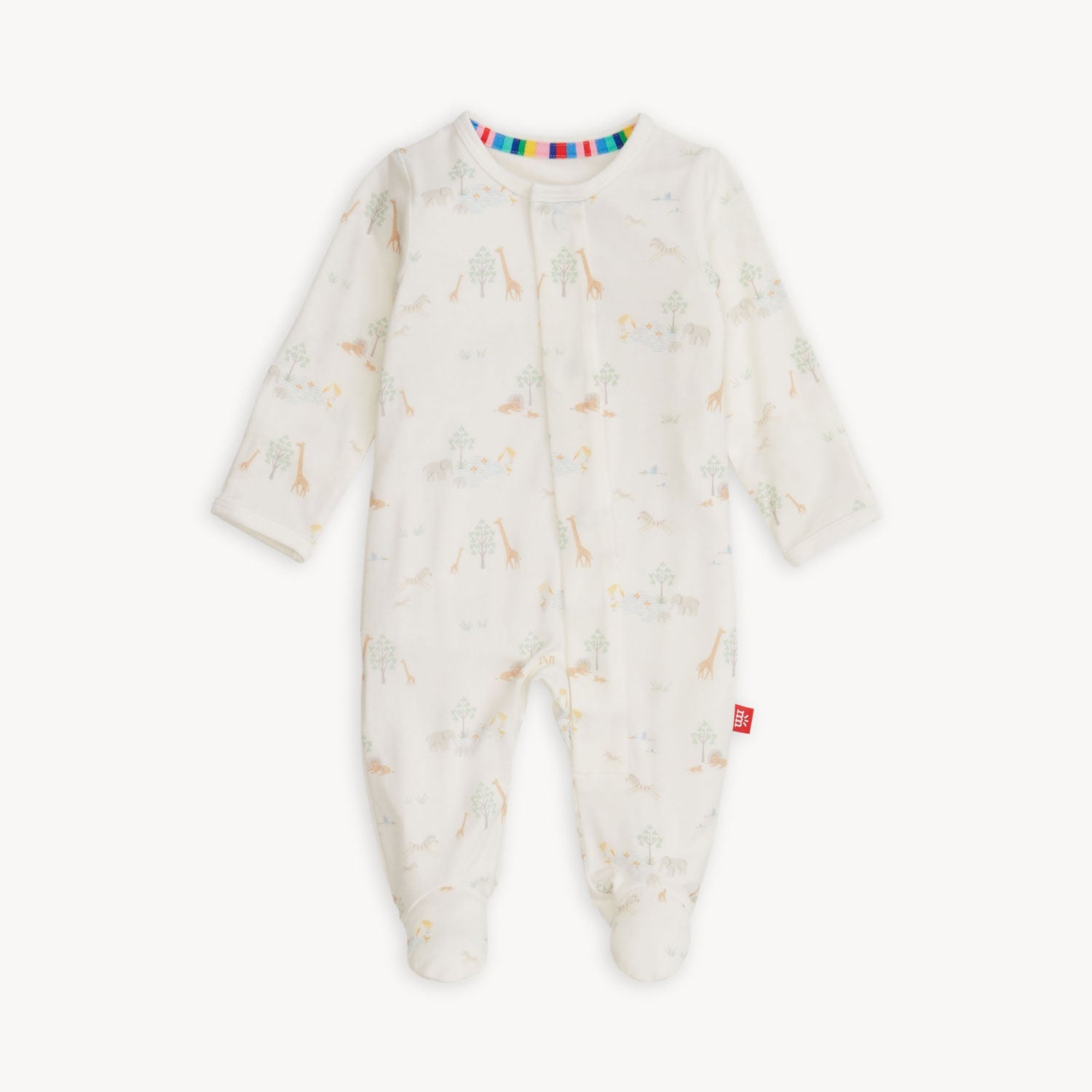 magnetic me magnetic me organic cotton footie E