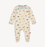 magnetic me magnetic me organic cotton footie
